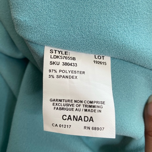 💎 Le chateau turquoise crepe mini skirt - Picture 8 of 8